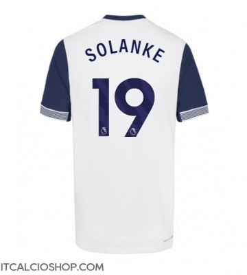 Tottenham Hotspur Dominic Solanke #19 Prima Maglia 2024-25 Manica Corta